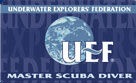 UEF Master scuba diver