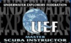 UEF Master scuba instructor